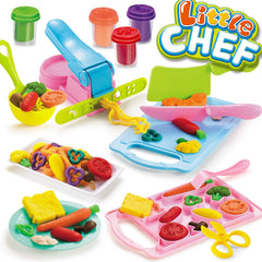 VConejo Color Dough Set kids easily pull push twist and press with the safe design.
