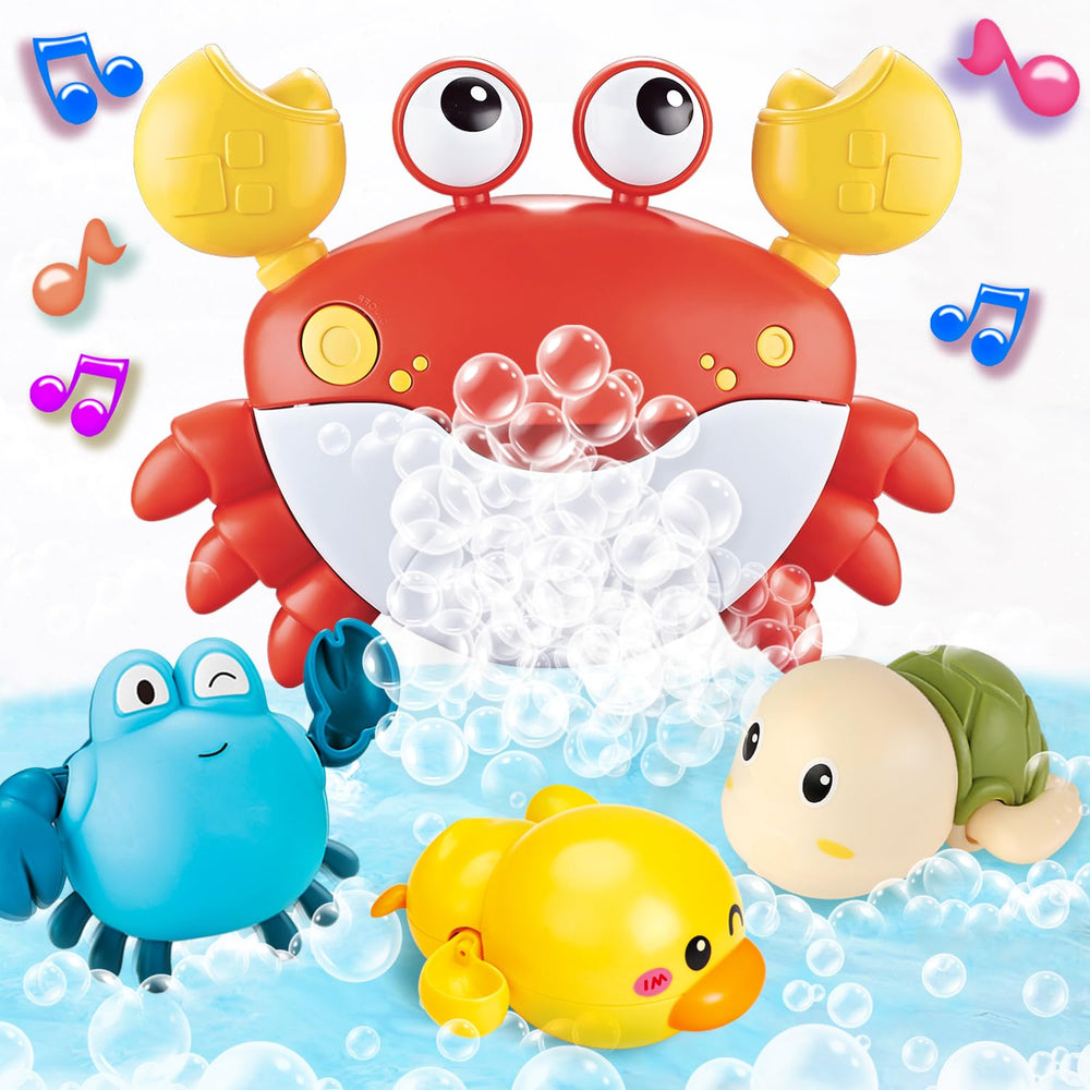VConejo crab bath bubble maker filling tub with bubbles for playful bath time