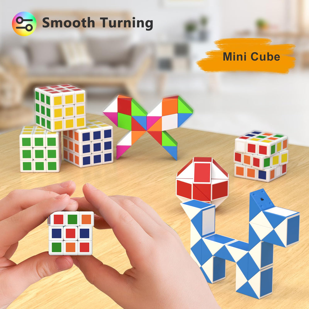 Vdealen mini-cube dimensions show compact size for easy on-the-go play.