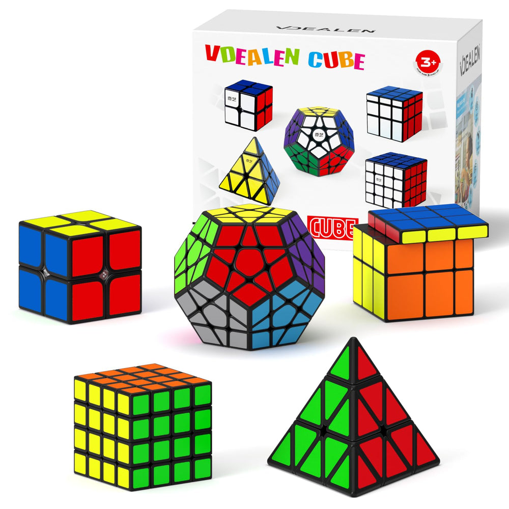 Vdealen 2x2 speed cube: compact, handheld puzzle to boost focus and finger dexterity.