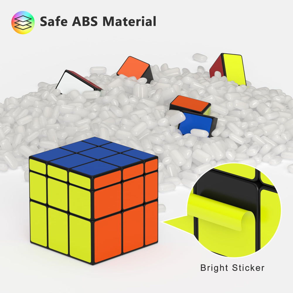 Vdealen pyramid mirror cube: visually striking challenge to boost visual-spatial thinking and fine motor control.