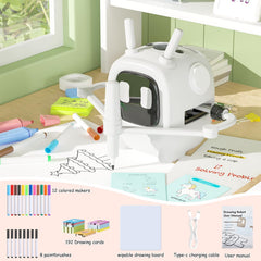 VDPDO built-in music keeps kids engaged during drawing sessions.