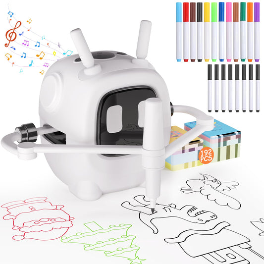 VDPDO drawing robot with card guides boosts kids’ creativity and focus.