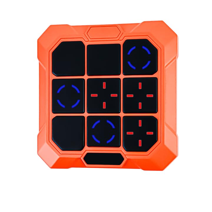 VDPDO Tic Tac Toe 6-in-1 front view shows portable handheld design for travel