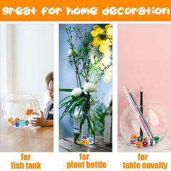 Decorate fish tanks or plants with VEALIZUU marbles for a subtle accent.