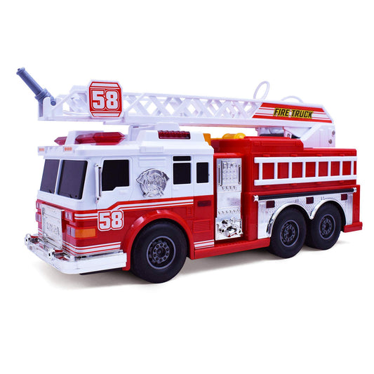 VEBO fire truck with lights and siren engage kids during imaginative play