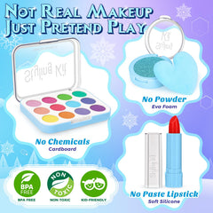 VEDALIO pretend makeup set uses safe materials for mess-free imaginative beauty play
