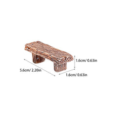 Veemoon dollhouse garden chair miniature enhances micro landscape realism