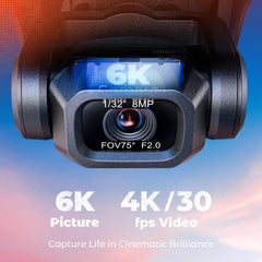 Veeniix V11Air on 3-axis brushless gimbal stabilizes footage.
