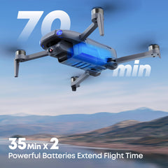 Veeniix V11MINI SE 4K camera captures crisp landscapes and portraits from above.