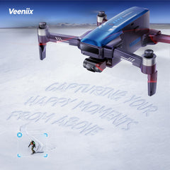 Veeniix V11PRO dual batteries extend flight time for longer exploration.