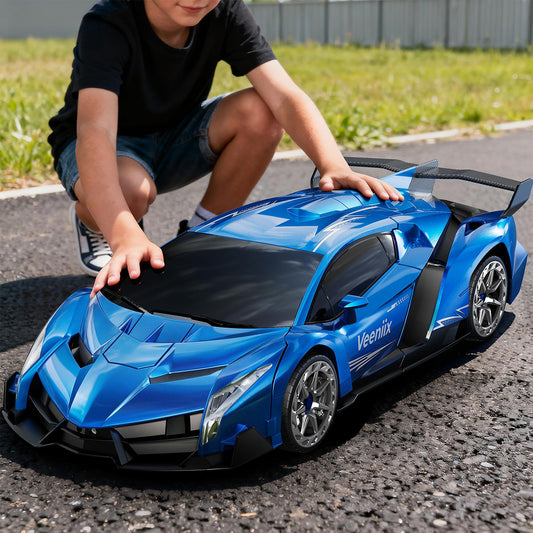 Veeniix V991 transform RC car in large size for immersive robot play.