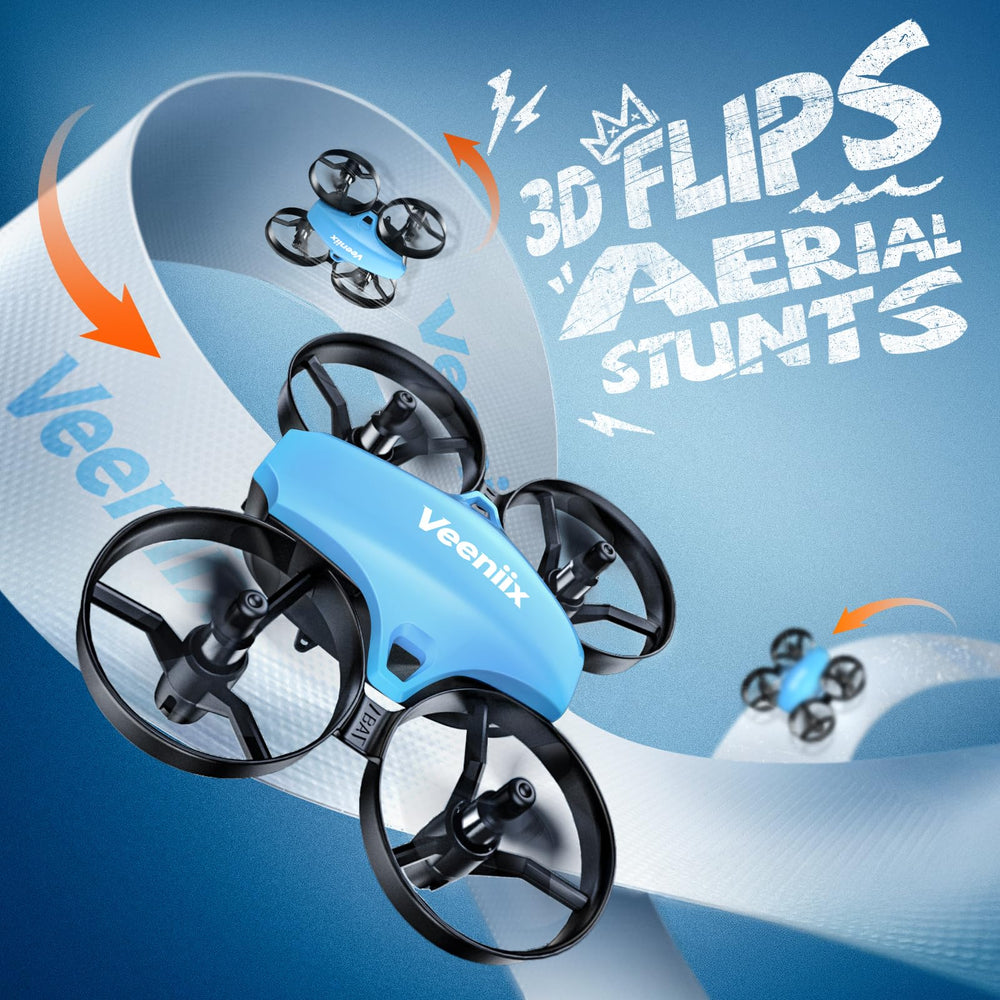 Veeniix V995 top view captures 3D flips and smooth transitions during flights.