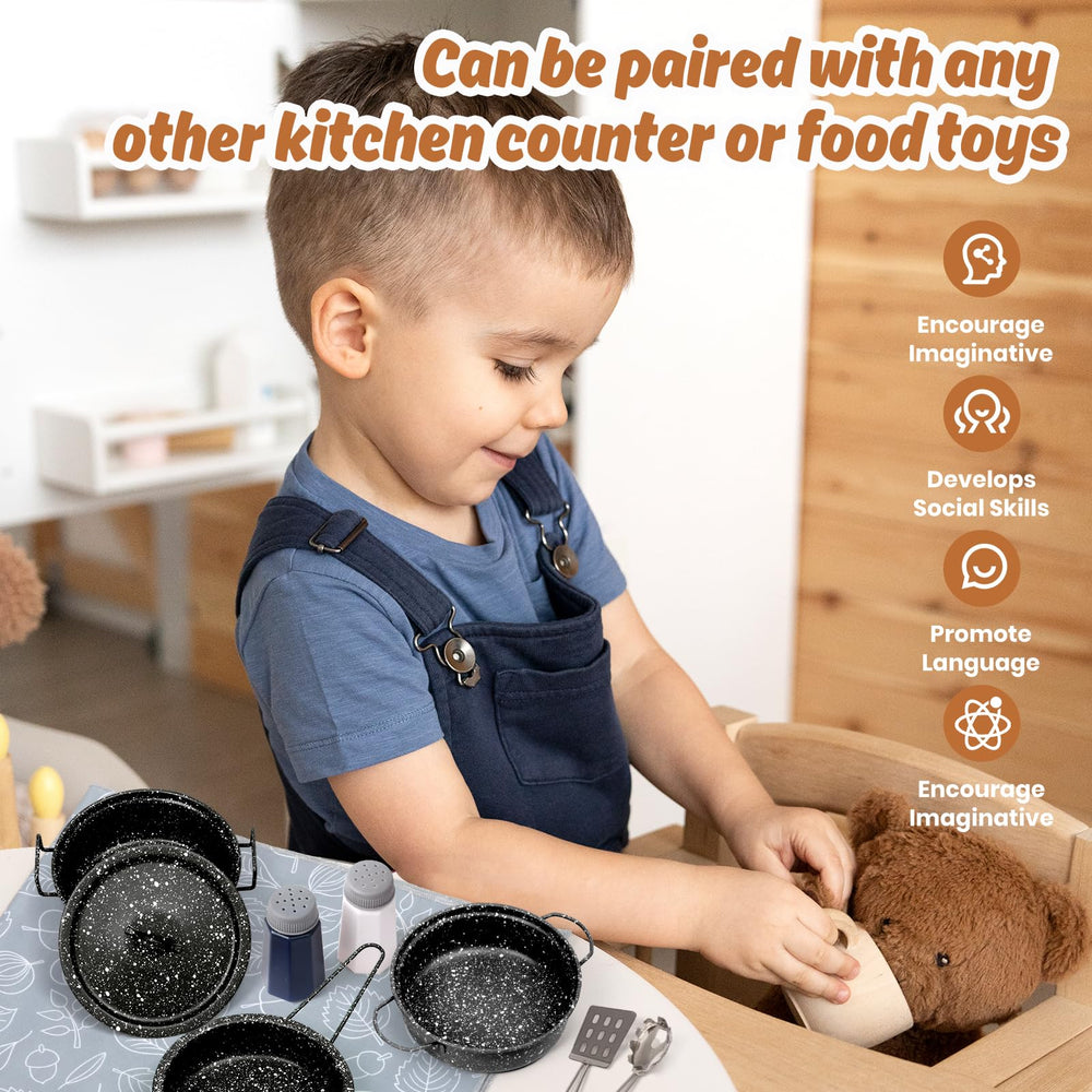 Veitch fairytales spaghetti server aids kid-friendly stirring and plating play.