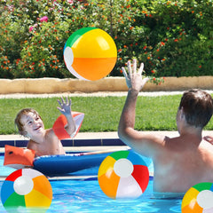 Vellibring rainbow balls double as decorative accents for summer parties.