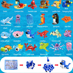 VEMBAP birthday gift idea with educational ocean animal building play