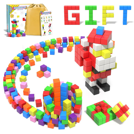Veneibe 72pcs magnetic blocks assembly set for creative construction and learning.