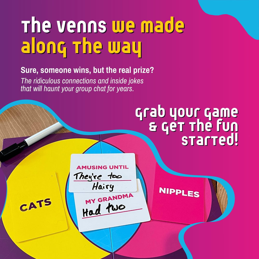 VENNS WITH BENEFITS 120 concept cards spark clever prompts