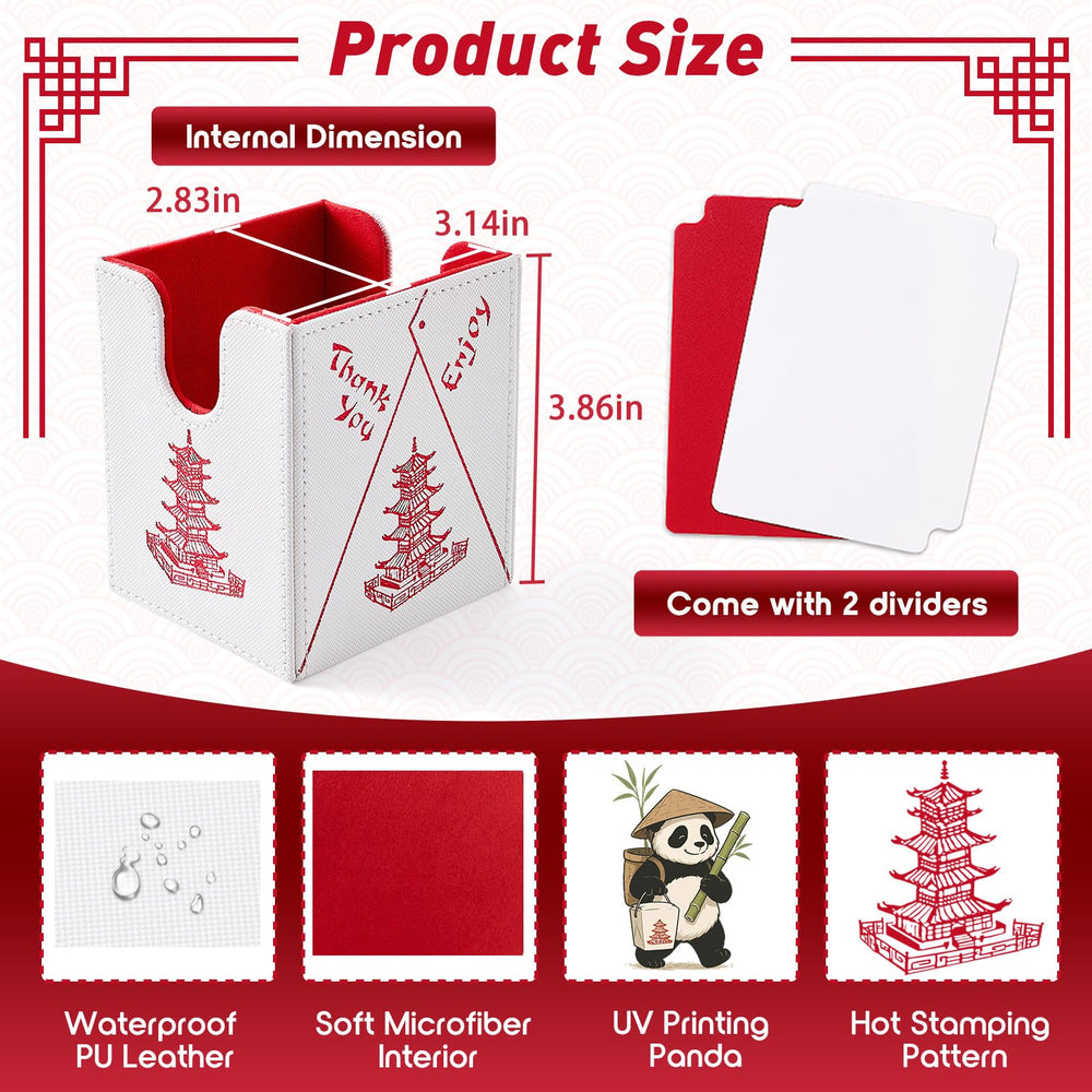 Venssu bright red and white design adds playful style