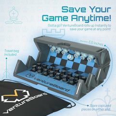 VentureBoard extra queens included for versatile opening options and longer games.