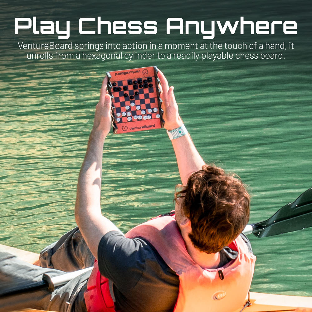 VentureBoard interlocking panels create a sturdy play surface.
