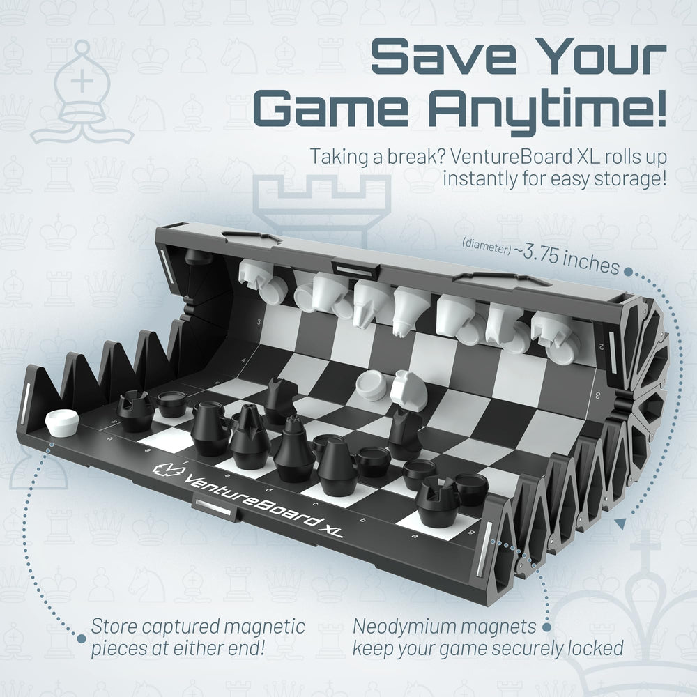 VentureBoard XL open board size offering ample play area for strategy
