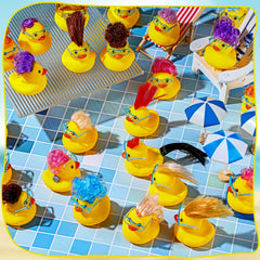 VercanMonth tiny 2 inch ducks for small hands and playtime