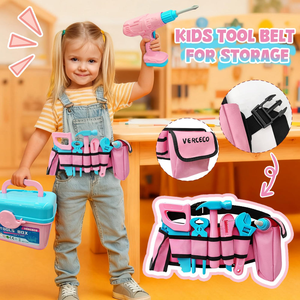 Verceco toy hammer and screwdriver ready for safe, imaginative play