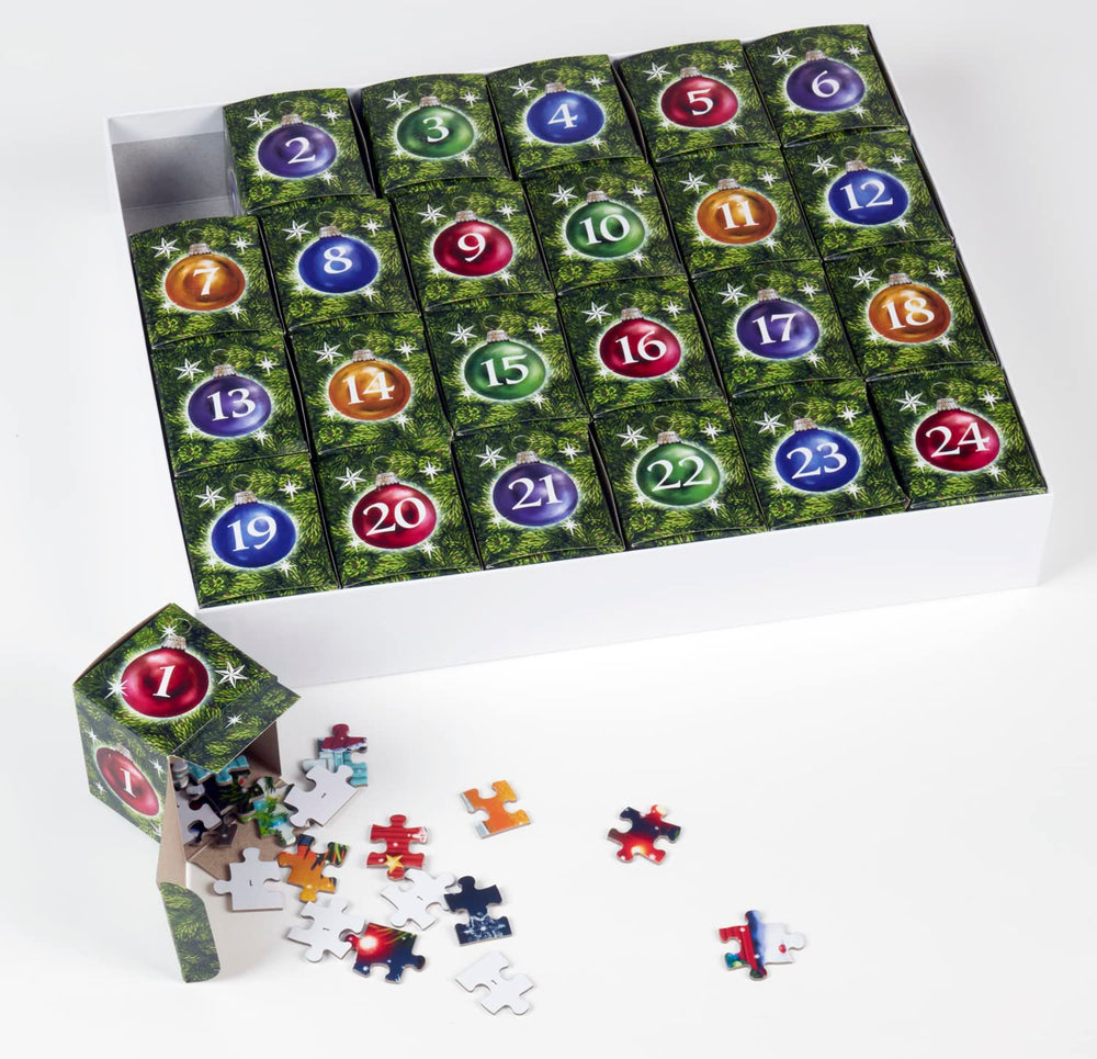 Vermont Christmas Company advent calendar 24 sections daily delight during December.