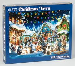 Vermont Christmas Company interlocking puzzle pieces with precise fit for satisfying build
