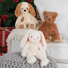 Bedtime snuggle with Vermont Teddy Bear Buddy Bunny.