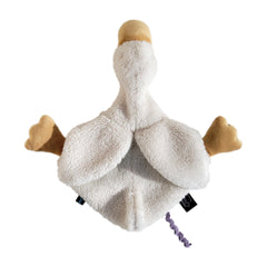 Veronea Helga the Goose pacifier holder for calm on the go.