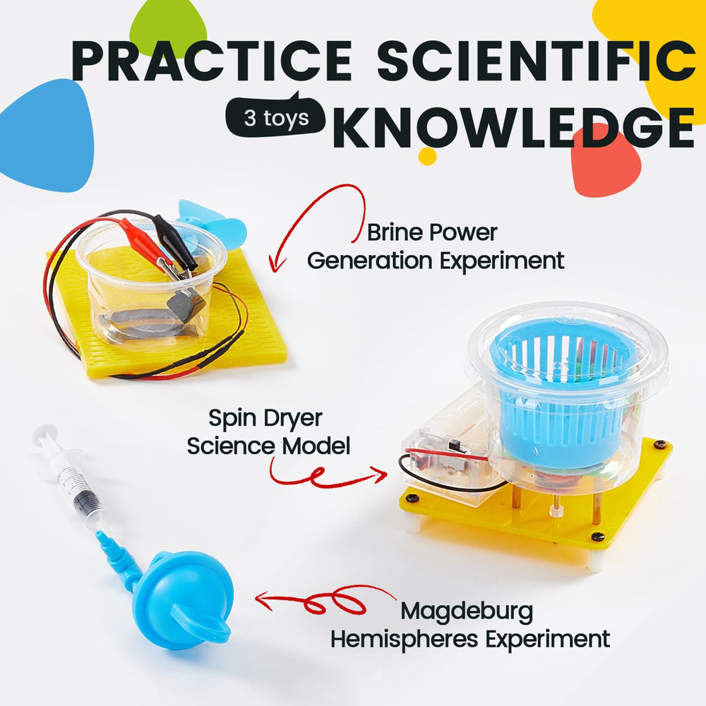 Verowit saltwater generator experiment teaches electricity generation basics.