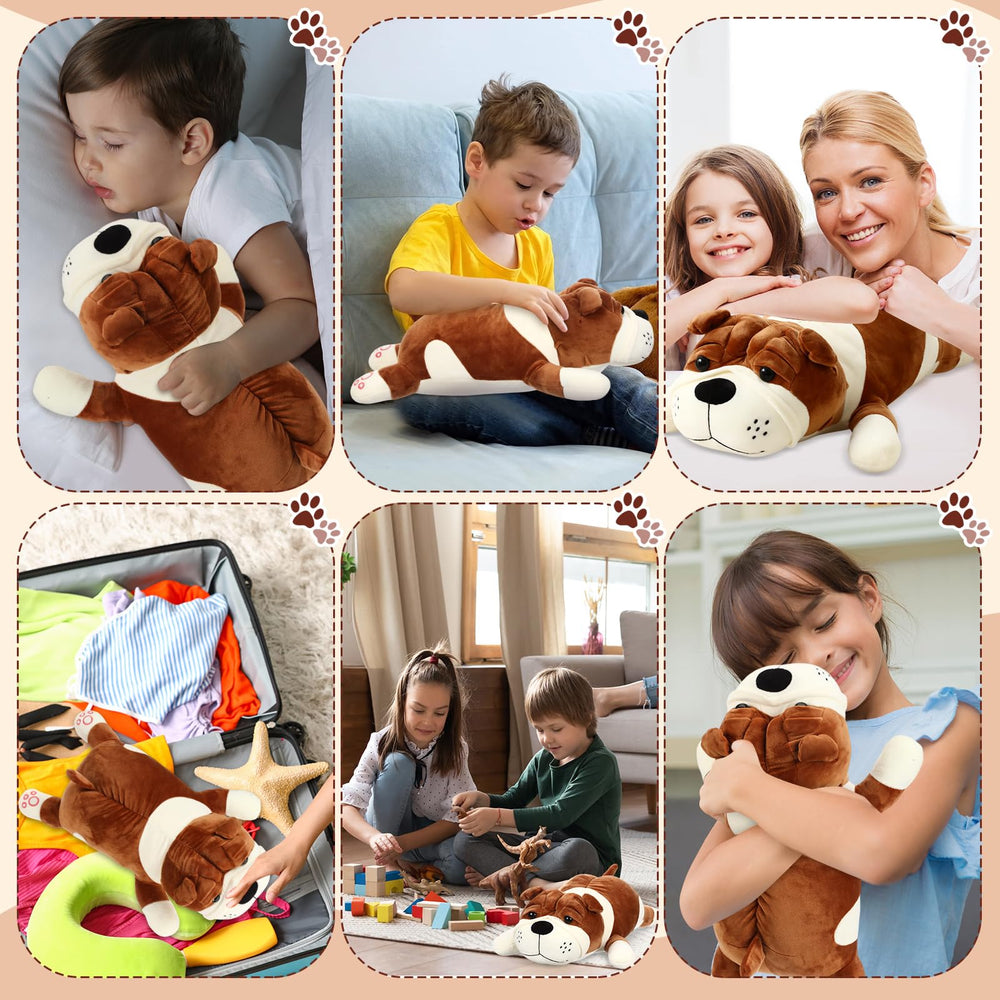 Gift-ready stuffed dog plush from Vertintong for birthdays or special occasions.
