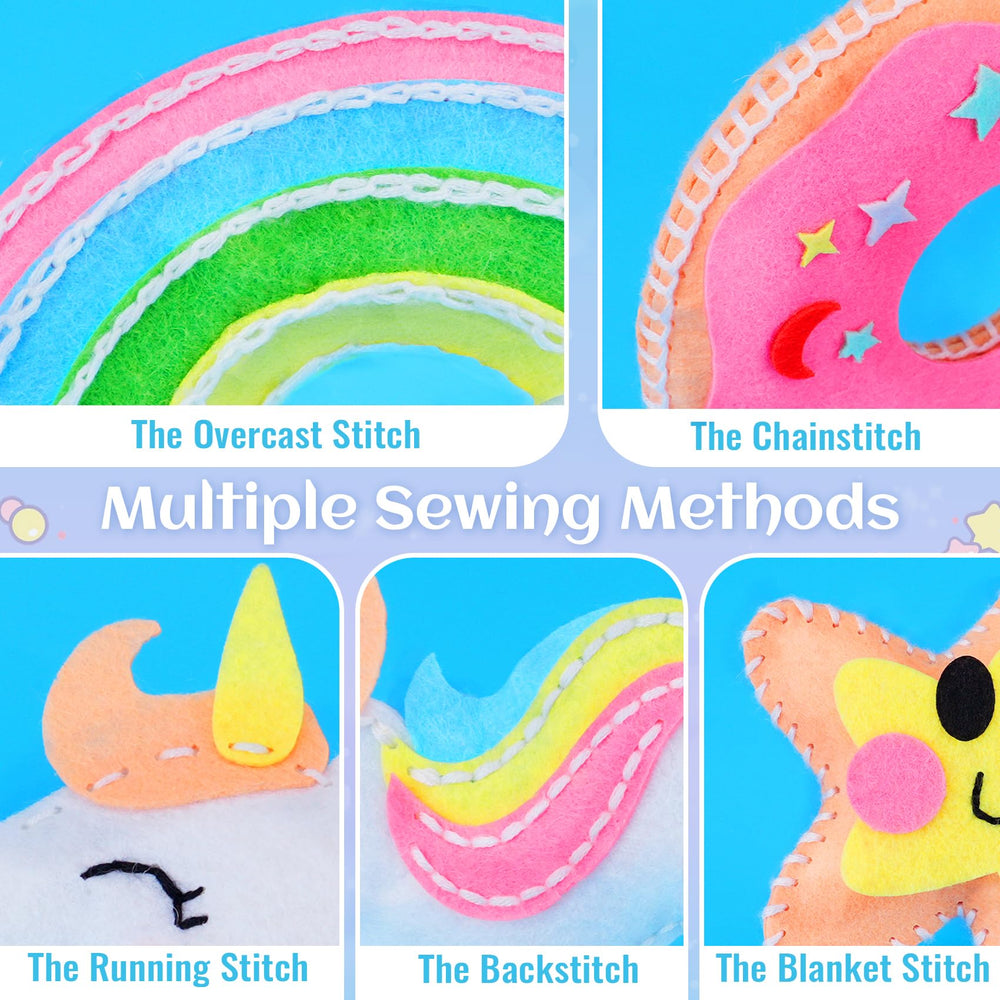 VERTOY pre-cut felt and holes mess free prep for sewing sessions