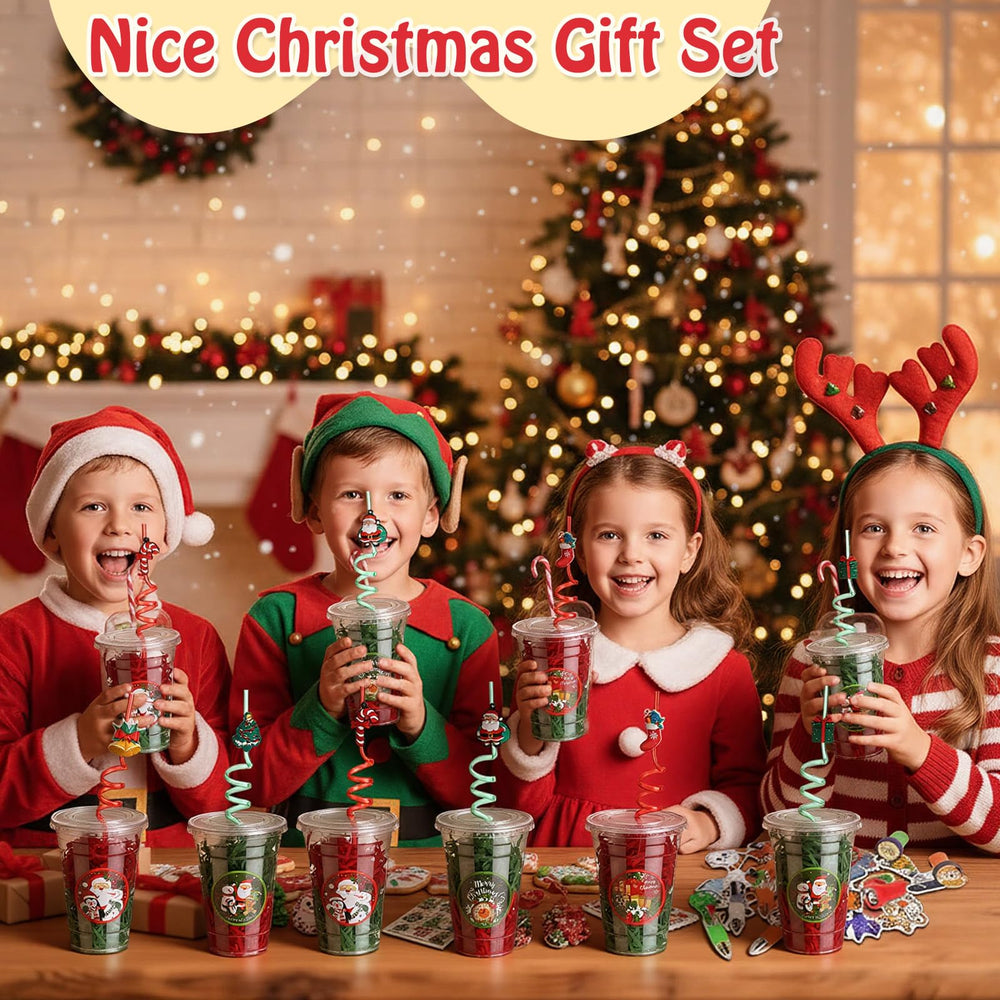 Vesici Christmas stickers for cups, outfits or gift bags