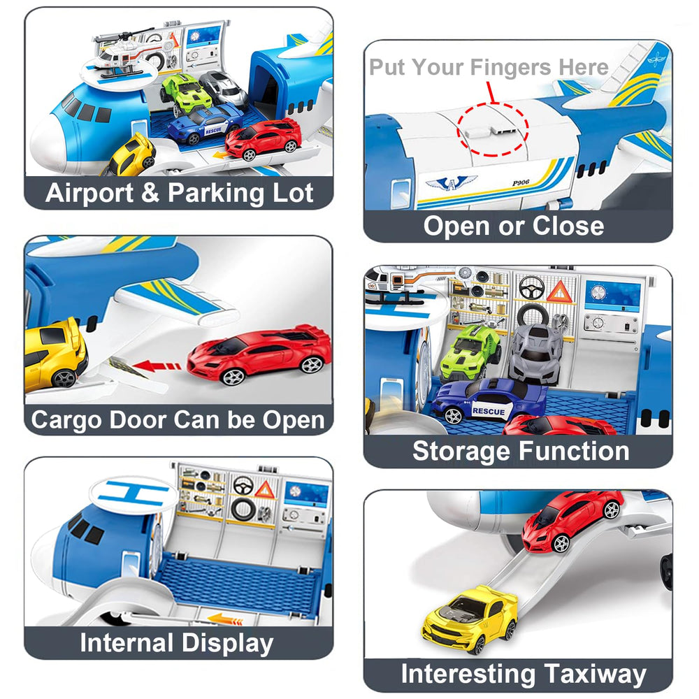 VESIHOLO airplane toy uses non toxic ABS material for safe handling