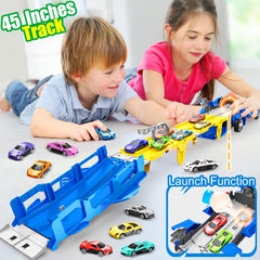 VESIHOLO extended 44.9 inch dino track for racing fun