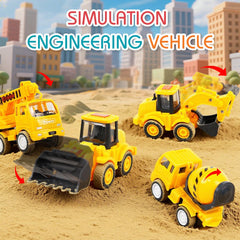 Veslier 9in1 construction truck rotating cab and opening tailgate for loading