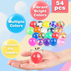 VESPRO 18-styles stress balls close-up shows varied textures for tactile focus.