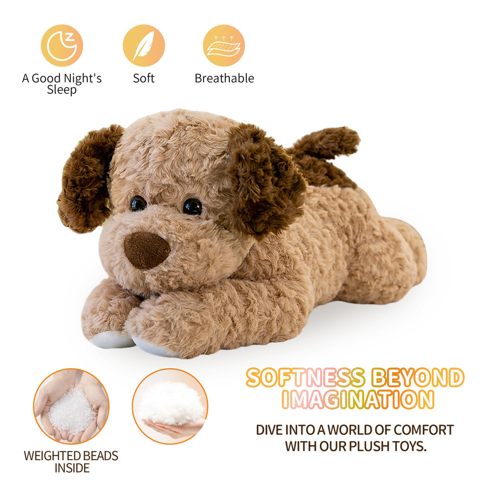 VETENSO weighted plush for travel and portable comfort.