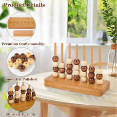 Vexong wooden beads with smooth finish for precise moves.