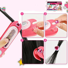VEYORRA sparkling hair gems on hair for vibrant party looks