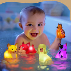 VIBOYLAR soft-edged bath toys are gentle for little hands