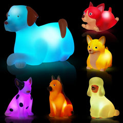 VIBOYLAR tub-time dog playset encourages imaginative water fun