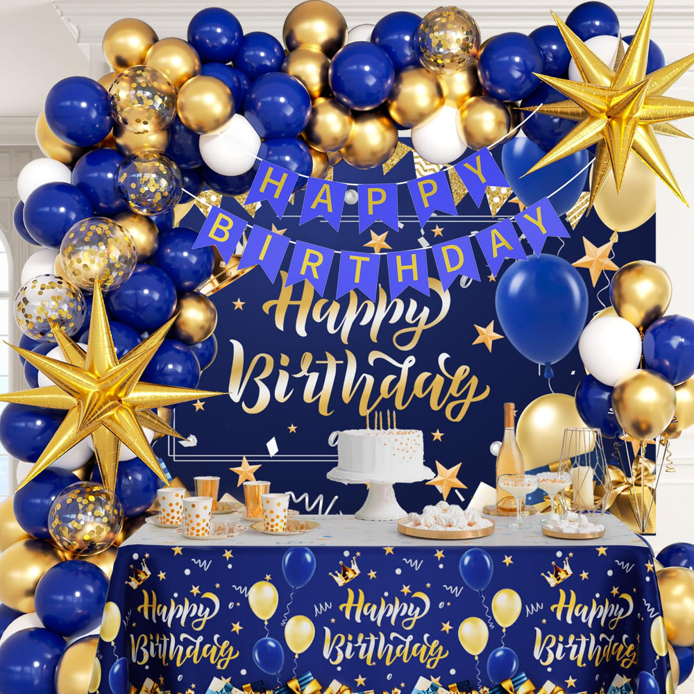 Vicduotex blue-tablecloth 42x71 protects surfaces and ties the theme.