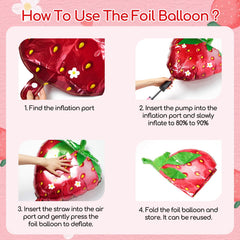 Vicduotex red polka dot balloons bring playful décor accents.