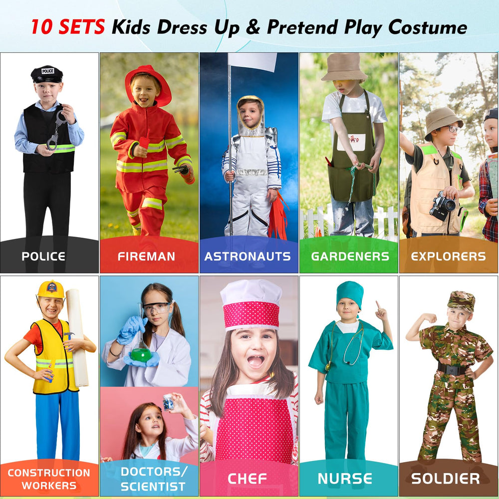 Vicenpal firefighter costume set for kids sparks brave storytelling play.
