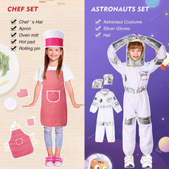 Vicenpal gardener costume set for kids supports outdoor exploration fun.