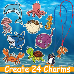Vicentorra pre-cut charms enable quick, mess-free crafting sessions for kids.